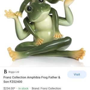 Franz amphibians Father and son collection